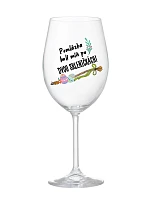 POMLÁZKA BOLÍ MÍŇ PO DVOU SKLENIČKÁCH! - čirá sklenice na víno 350 ml POMLÁZKA BOLÍ MÍŇ PO DVOU SKLENIČKÁCH! - čirá sklenice na víno 350 ml