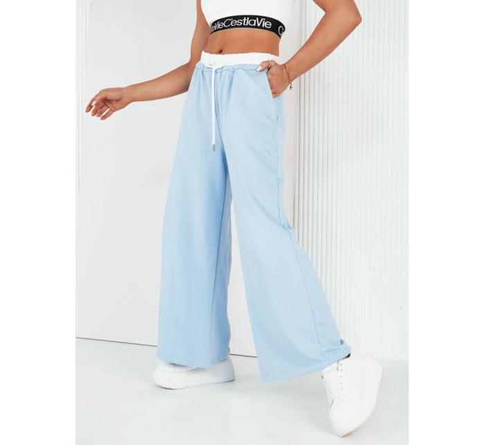 Dámské široké kalhoty VERES modré FashionStreet UY1958