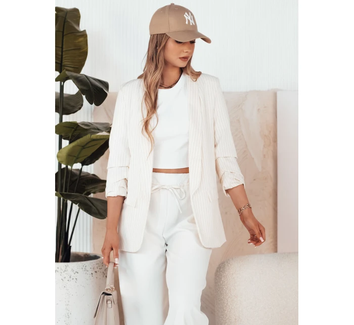 Dámská bunda OPTON ecru FashionStreet PY0094