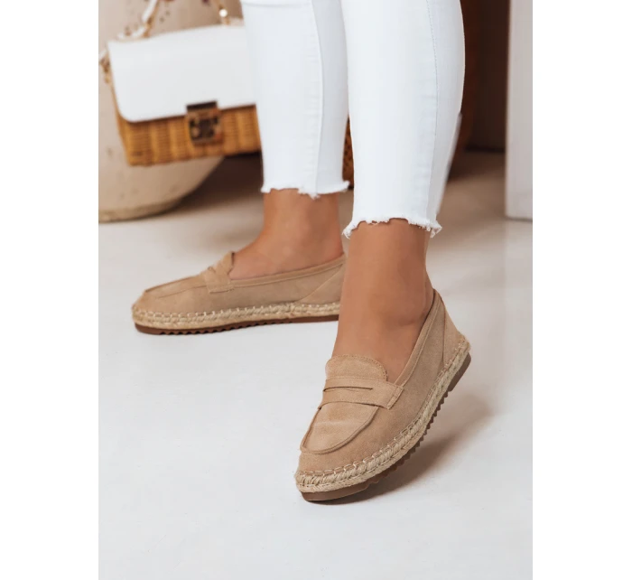 JUDANA beige FashionStreet dámské espadrilky ZY0630
