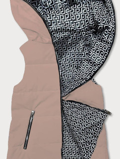 Béžová oboustranná dámská vesta model 18485835 - S'WEST