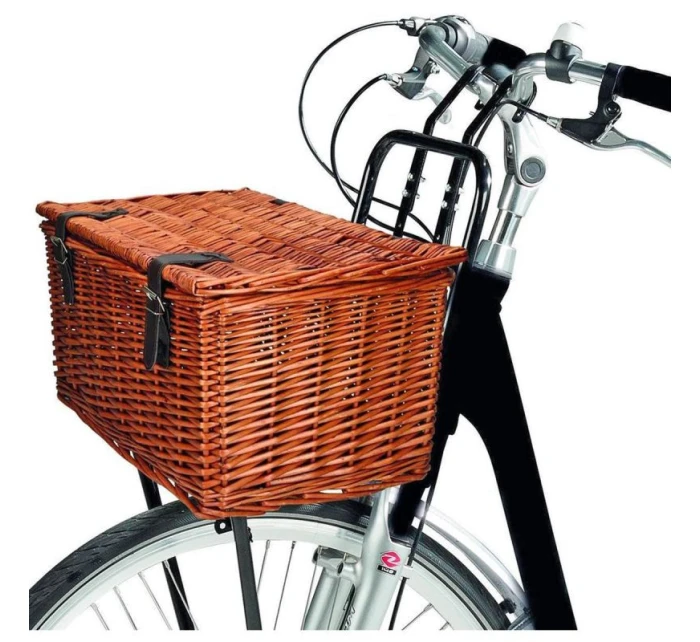 Košík na kolo proutěný přední 45x30x25cm BICYCLE GEAR