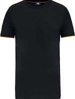 WK WK 3020 Pánské pracovní tričko "Day-to-Day" 20.3020 black/orange