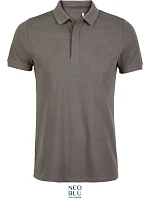 Men Pánské piqué polo soft grey model 22500568 - NEOBLU Men Pánské piqué polo soft grey model 22500568 - NEOBLU