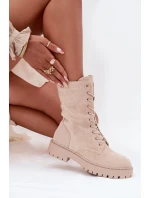 Dámské workery zateplené béžové Marvielle Dámské workery zateplené béžové Marvielle