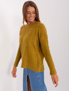 Sweter AT SW 2335 1.68P oliwkowy