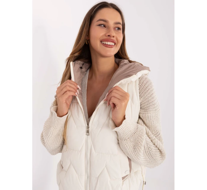 Kamizelka MBM KZ model 21217650 ecru - FPrice