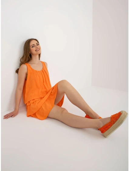 TW SK BI 8139 šaty.44 oranžová TW SK BI 8139 šaty.44 oranžová