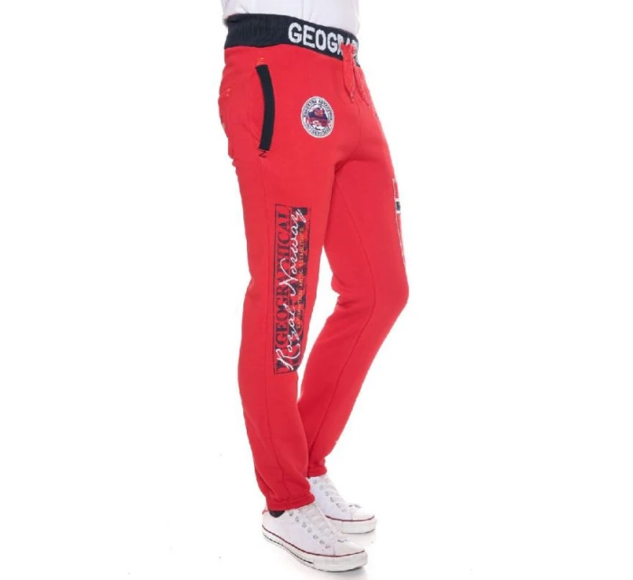 Pánské tepláky WY8619H/GN Červená vzor - Geographical Norway