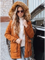 Dámská parka STELLA camel FashionStreet TY3182 Dámská parka STELLA camel FashionStreet TY3182
