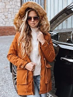 Dámská parka STELLA camel FashionStreet TY3182