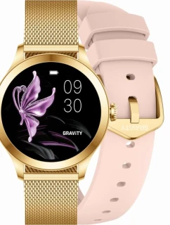 Chytré hodinky Pink Gold 2 Stripes model 21807429 PRO - Gravity