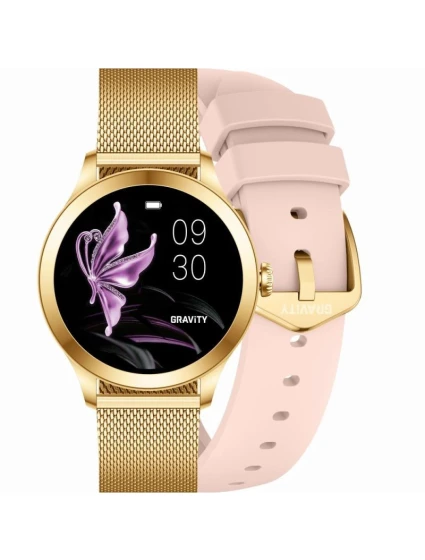 Chytré hodinky Gravity Pink Gold 2 Stripes GT25-1 PRO Chytré hodinky Gravity Pink Gold 2 Stripes GT25-1 PRO