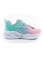 Skechers Color Breeze LED dětská sportovní obuv pro dívky tyrkysová