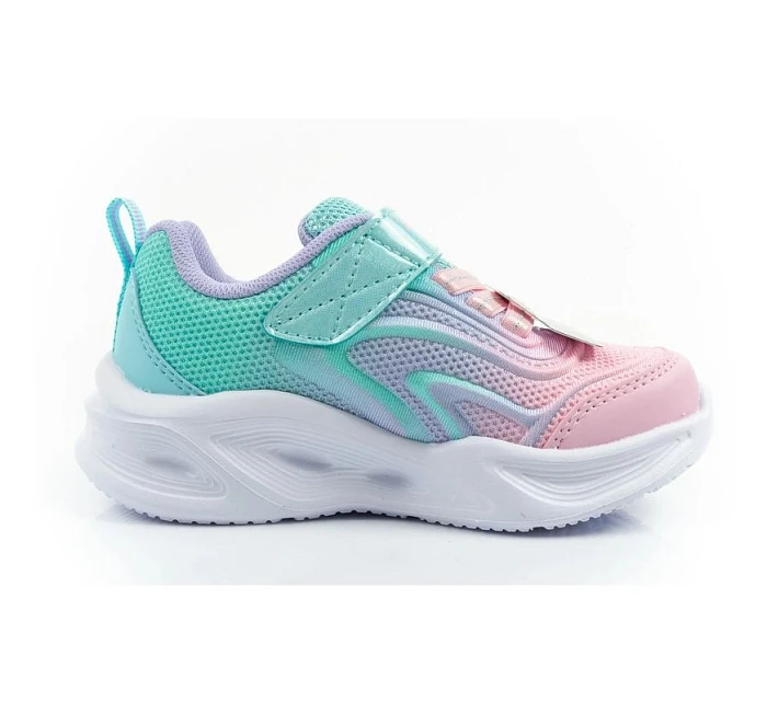 Skechers Color Breeze LED dětská sportovní obuv pro dívky tyrkysová