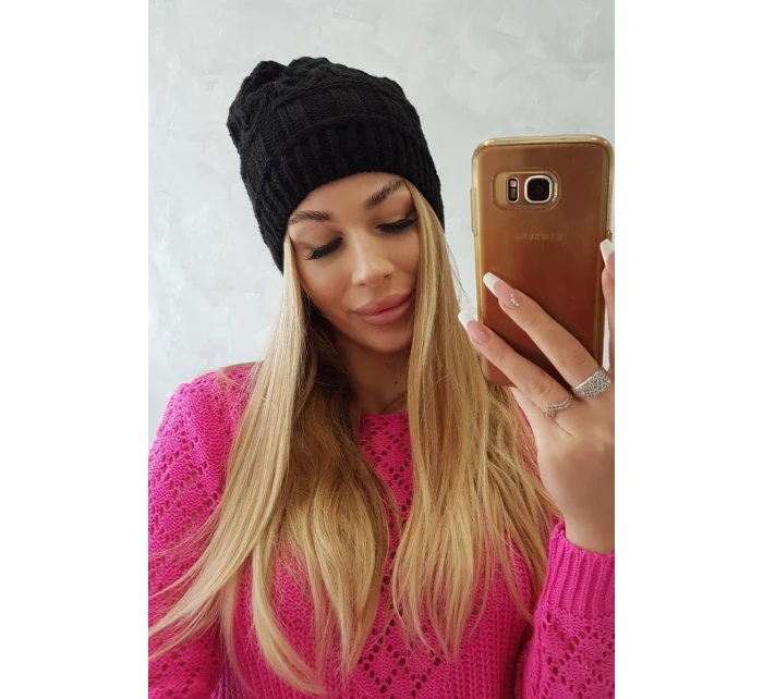 Fleecová čepice Marta K231 černá Fleecová čepice Marta K231 černá