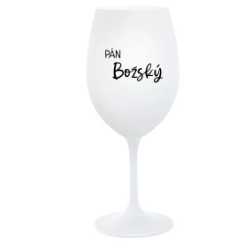 PÁN BOŽSKÝ - biely pohár na víno 350 ml PÁN BOŽSKÝ - biely pohár na víno 350 ml