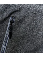 Tmavě šedé pánské sportovní kraťasy (8K298-5)