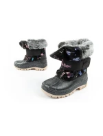 Lee Cooper zimní sněhule dětské zateplené sněhule pro dívky černé