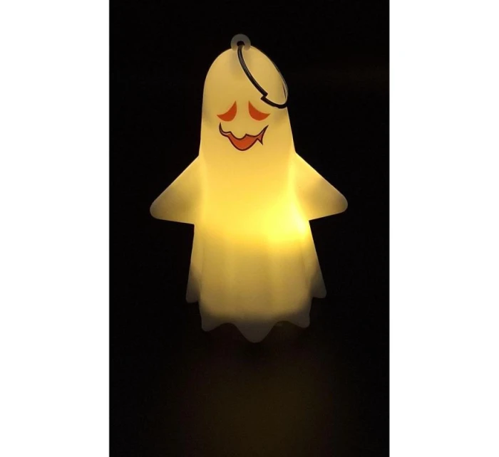 PŘÍVĚSEK DEKORATIVNÍ DUCH VEDL ČERVENÉ OČI