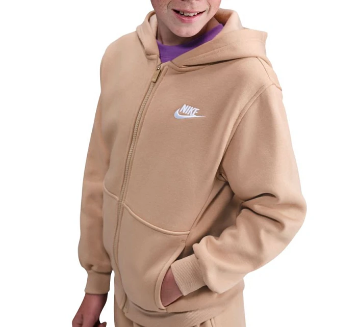 Dětská mikina Sportswear Club Fleece beige model 22060161 200 - NIKE