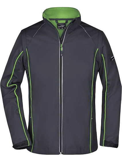 Daiber JN 1121 Dámská softshell bunda s odepínacími rukávy 02.1121 iron grey/green Daiber JN 1121 Dámská softshell bunda s odepínacími rukávy 02.1121 iron grey/green