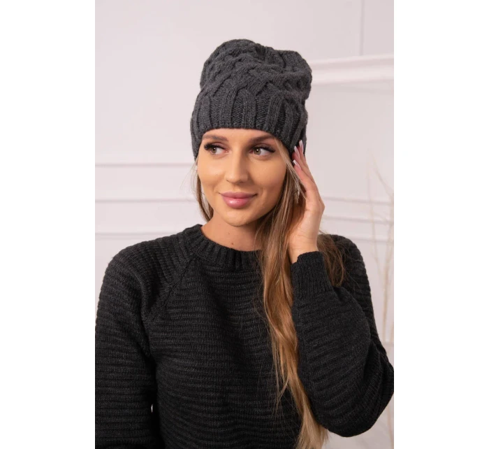 Fleecová čepice Agnes K239 graphite