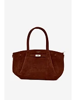 Shopper kabelka z imitace semiše Camel model 22111604 - Flora&Co