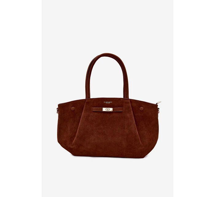 Shopper kabelka z imitace semiše Camel model 22111604 - Flora&Co
