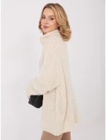 Sweter CH SW model 21782574 jasny beżowy - FPrice Sweter CH SW model 21782574 jasny beżowy - FPrice