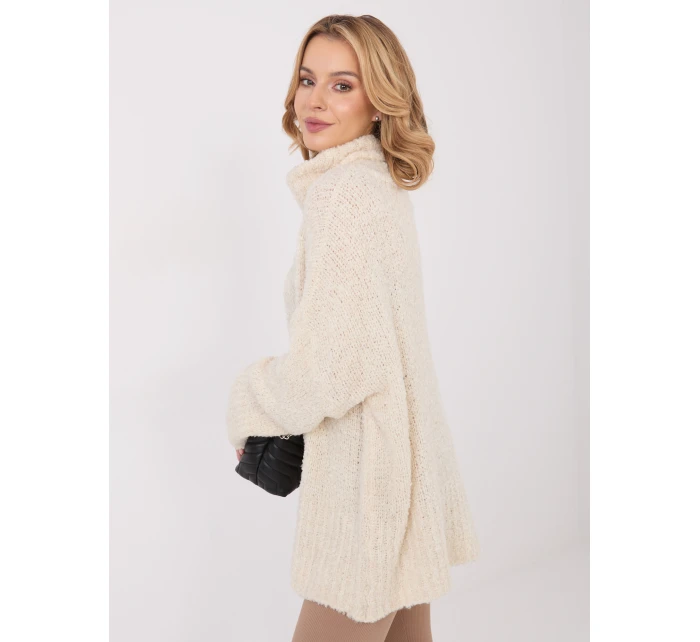 Sweter CH SW model 21782574 jasny beżowy - FPrice Sweter CH SW model 21782574 jasny beżowy - FPrice