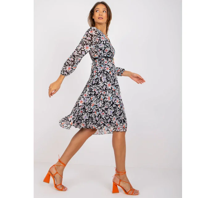 Šaty DHJ SK 10536A 1.80 černobílých