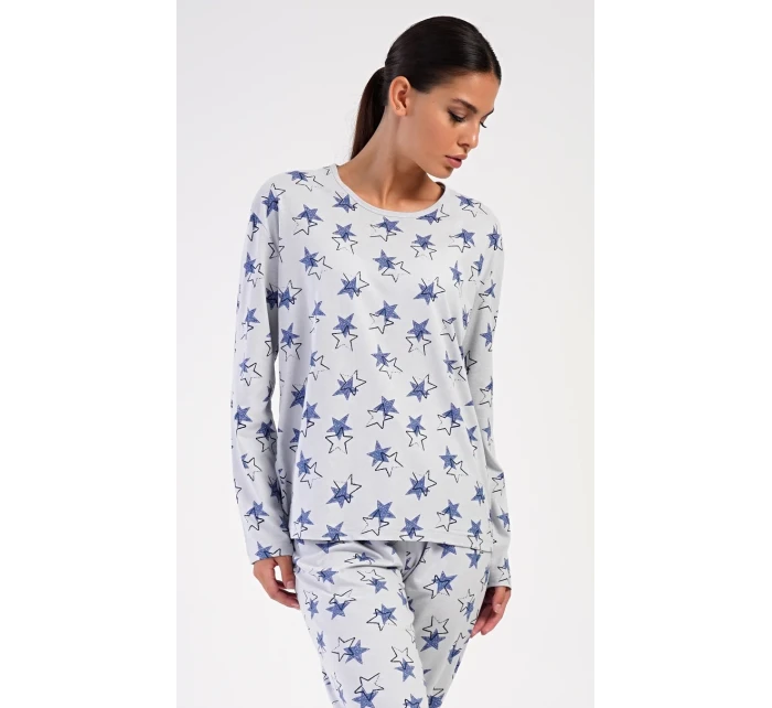 Dámské pyžamo dlouhé Stars