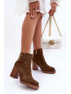 Boty na podpatku model 185330 Step in style