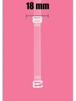 Silikonová ramínka bílý model 21407801 - Julimex Silikonová ramínka bílý model 21407801 - Julimex