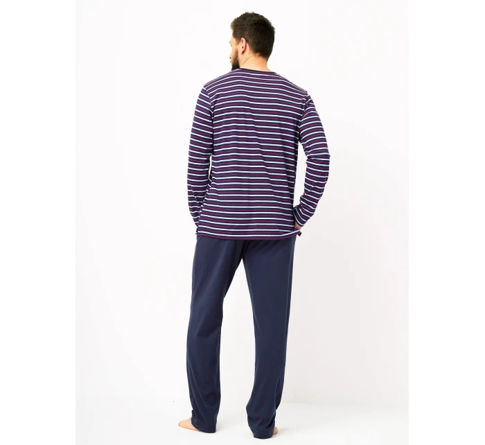Pánské pyžamo Key MNS 316 B25 délka/r M-2XL Pánské pyžamo Key MNS 316 B25 délka/r M-2XL