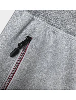 Světle šedé pánské sportovní kraťasy model 18612073 - J.STYLE Světle šedé pánské sportovní kraťasy model 18612073 - J.STYLE