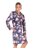 Dámský župan Toya se zipem blue - Vestis Dámský župan Toya se zipem blue - Vestis