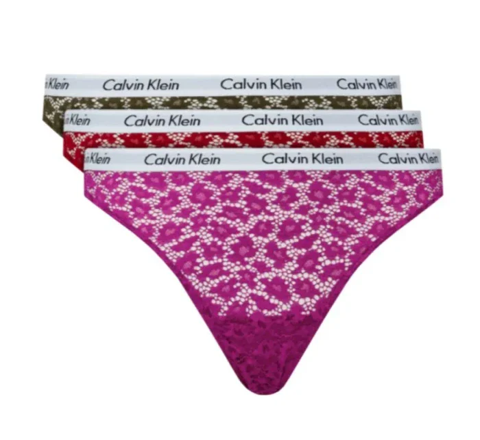 Calvin Klein Spodní prádlo Bikiny 3Pk W 000QD3926E dámské