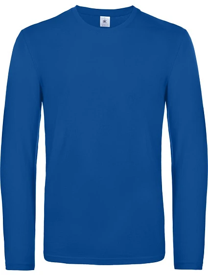 B&C #E190 LSL Tričko s dlouhým rukávem z těžké bavlny 01.007T royal blue B&C #E190 LSL Tričko s dlouhým rukávem z těžké bavlny 01.007T royal blue