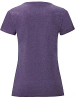 Fruit of the Loom Lady-Fit Iconic 150 T Dámské tričko 16.1432 heather purple Fruit of the Loom Lady-Fit Iconic 150 T Dámské tričko 16.1432 heather purple