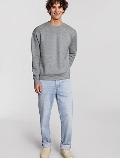 Iconic Premium SetIn Sweat Mikina z těžké bavlny  heather model 22459509 - Fruit of the Loom