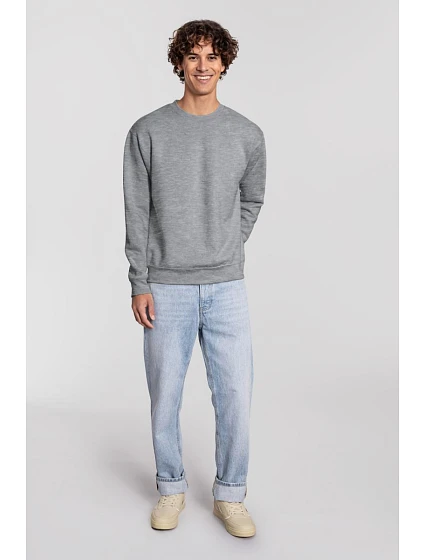 Fruit of the Loom Iconic Premium Set-In Sweat Mikina z těžké bavlny 16.2282 athletic heather Fruit of the Loom Iconic Premium Set-In Sweat Mikina z těžké bavlny 16.2282 athletic heather