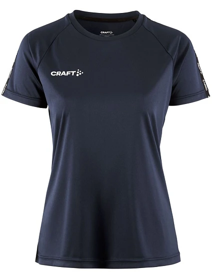 Craft Teamwear Squad Go Contrast Jersey W Dámské kontrastní sportovní tričko 82.2726 navy Craft Teamwear Squad Go Contrast Jersey W Dámské kontrastní sportovní tričko 82.2726 navy