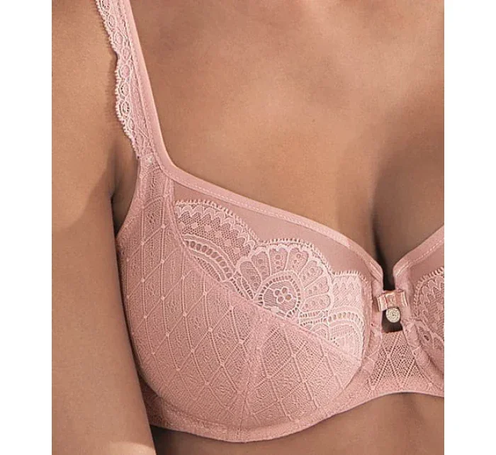 Selma podprsenka s kosticí model 10627882 rosewood - RosaFaia Selma podprsenka s kosticí model 10627882 rosewood - RosaFaia