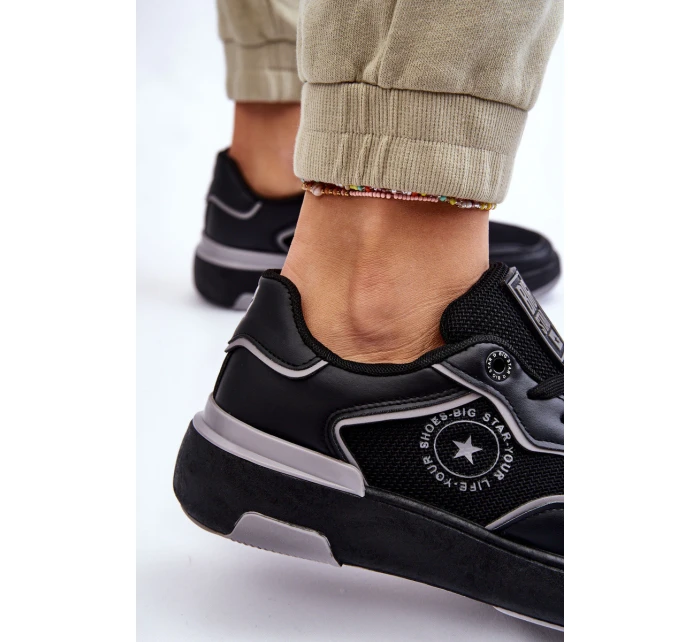 Dámská sportovní obuv Big Star model 21608865 Černá a šedá - Big Star Shoes Dámská sportovní obuv Big Star model 21608865 Černá a šedá - Big Star Shoes