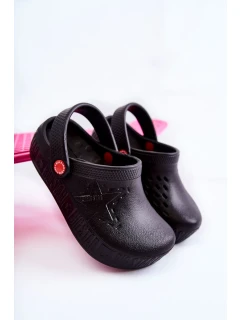 Dětské lehké pantofle Kroks Big Star II375001 Černá