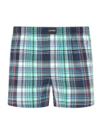 Pánské trenýrky 315300H B90 tyrkysové káro - Jockey