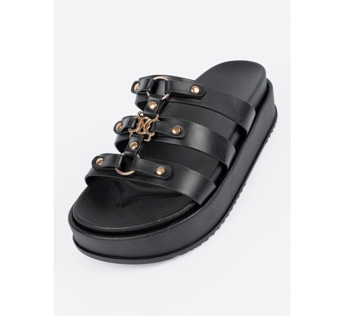 Pěkné dámské   nazouváky platforma