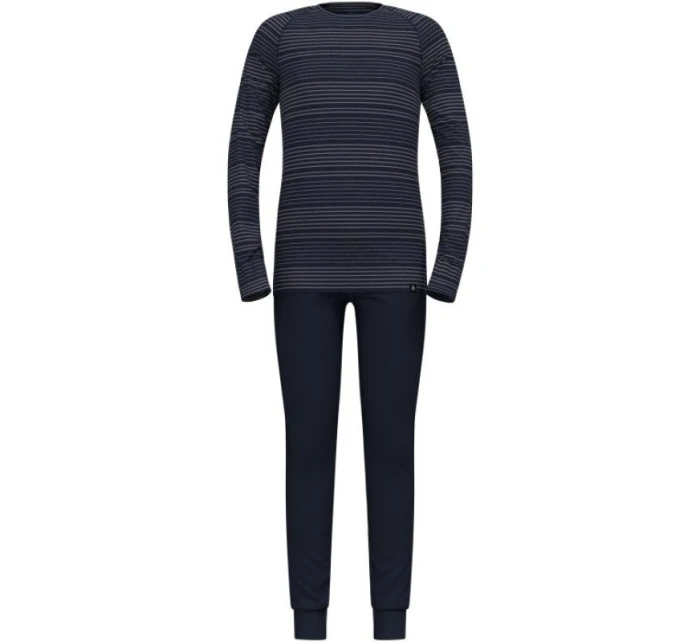 Termoaktivní prádlo - Odlo Set ACTIVE WARM Special Set velikost M námořnická modrá